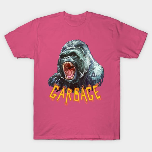 Garbage Ape T-Shirt by Skutchdraws